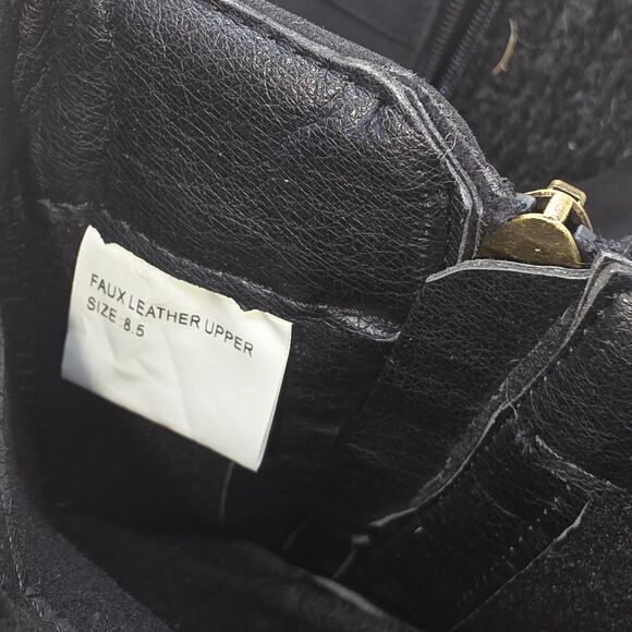 Muk Luks Boot Womens Finley FaithFaux-Fur Lined Women’s Black Sz. 8.5 - Picture 9 of 12